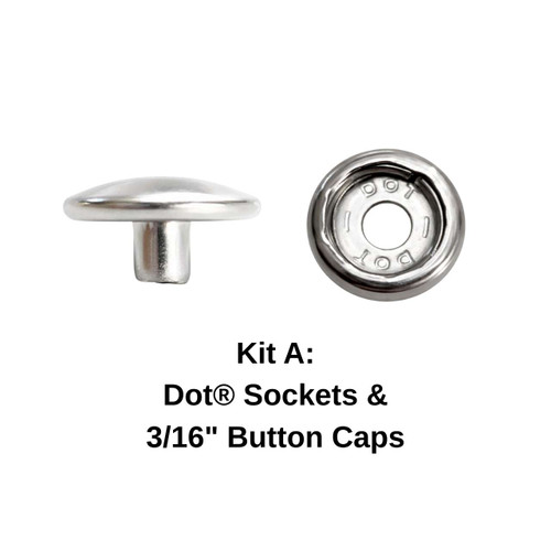 Durable DOT® Snap Fastener Socket & Cap Kit