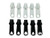 Zipper Sliders YKK or Lenzip #8 Metal Vislon Locking - Double Pull
