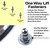 EZ-Xtend One Way Lift® Fasteners Screw Stud - Nickel Plated Brass Stud with Stainless Steel Screw