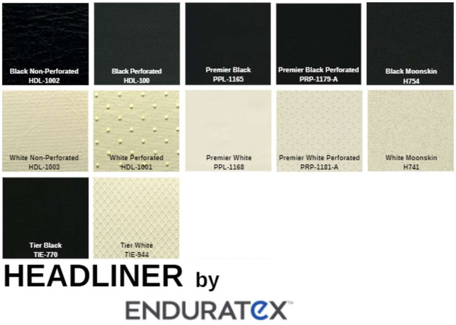 Enduratex Marine Upholstery Vinyl - Marine Headliner Collection