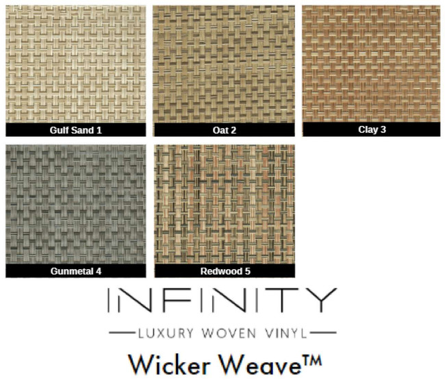 Infinity Luxury Woven Vinyl Flooring - HD Thickness - Wicker Weave