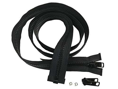 10 Zipper Lenzip Separating Zipper -Dbl Metal Locking Pull