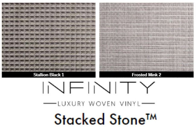 Infinity Luxury Woven Vinyl Flooring - HD Thickness - Stacked Stone