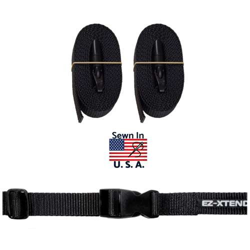 EZ-Xtend Utility Straps Quick Release Buckles HD 1" Polyester Webbing