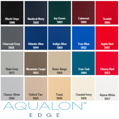 Buy Aqualon Edge Atlantic Blue 5944 Marine Fabric by the Yard