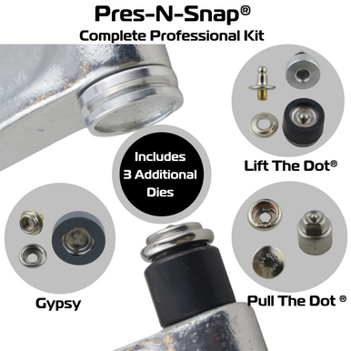 Snaps, Lift The Dot & Turn Button Kit 52 Piece Set — Northwest Tarp & Canvas