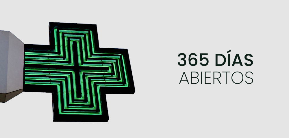 Abiertos 365 dias Farmacia Maria Martinez