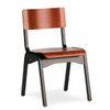 Carlo Chair - Black & Cherry