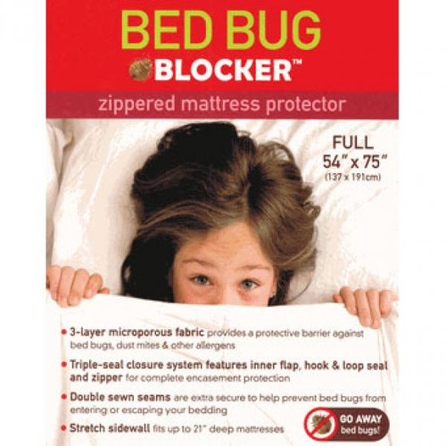 bed bug blocker zippered mattress protector