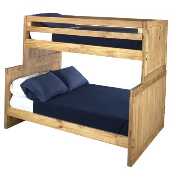 natural wood bunk beds twin over full