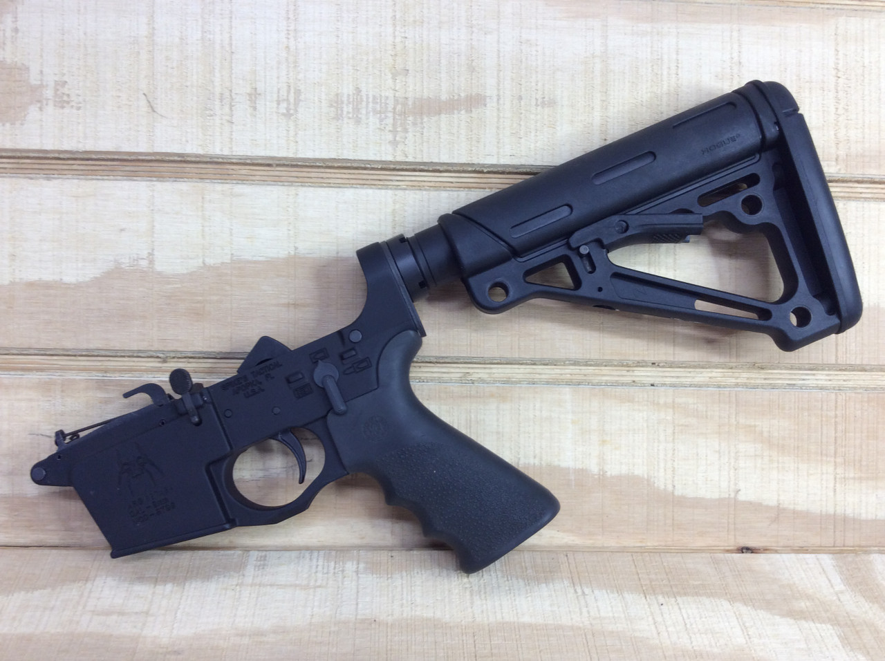 Spike's Tactical LRHO 9mm Complete Lower Hogue Edition | PCC AR9 Lower