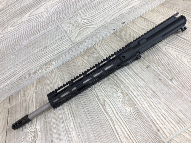 The Blackout is a hard hitting rifle upper chambered in 300 blackout (7.62x35). Perfect Hog or Coyote hunting rifle Capable of running supersonic ammunition or subsonic ammo, Gas Block may need to be tuned for load.