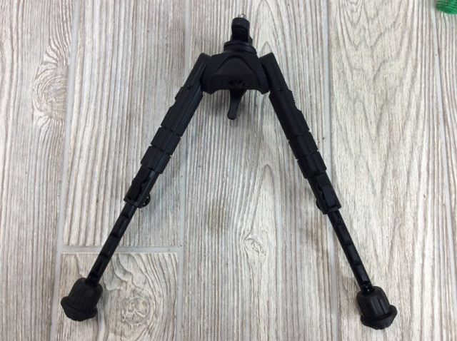 TUTG Recon 360 TL Bipod. 3 Position Folding Legs and Lockable Leg Extensions Equipped with Nonslip Rubberized Foot Pads