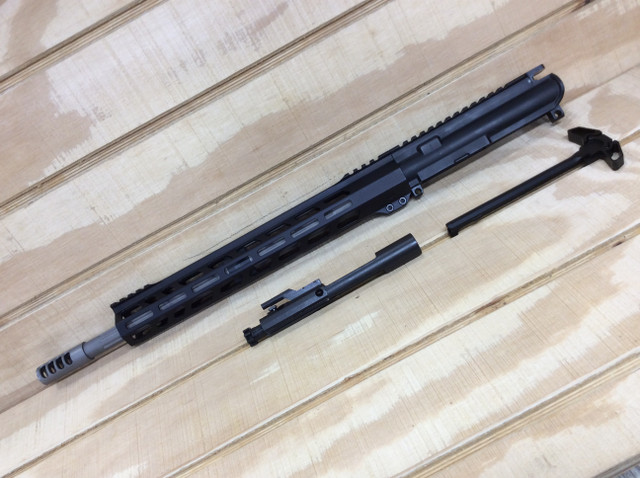 6.8 SPC Assembled Upper Receiver – 16" Stainless Steel Fluted Barrel – Nitride BCG – Ambi Charging Handle