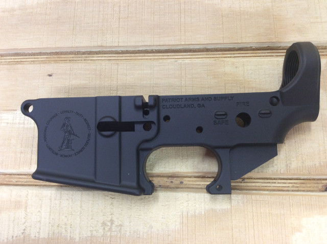 Patriot Arms & Supply PAS-15 Stripped AR-15 Lower Receiver