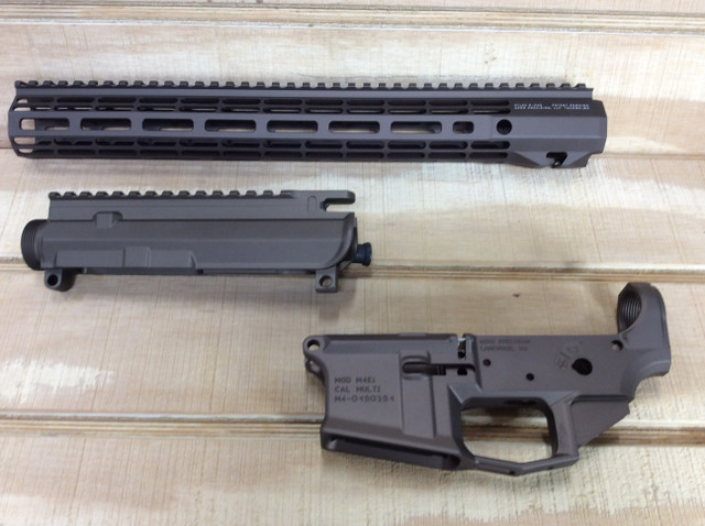 Aero Precision M4E1 Builder Set – Kodiak Brown Anodized | Complete AR-15 Receiver & Handguard Set