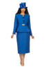 Giovanna G1160 3Pc Skirt Suit - Royal