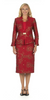 Giovanna G1172 3Pc Skirt Suit - Red