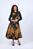 Diana Couture 8663 Dress - Black/Gold