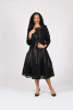 Diana 8686 2Pc Jacket and Dress Set - Black