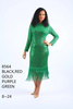 Diana Couture 8564 Sequins Dress - Green
