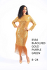 Diana Couture 8564 Sequins Dress - Gold