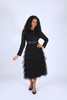 Diana Couture 8504 Sequins Dress - Black