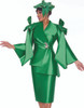 GMI 9992 2Pc Skirt Suit -Emerald