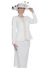 Elite Champagne 5958 2Pc Knit Suit -OW