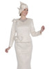 Elite Champagne 5979 2Pc Knit Suit-C