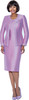 Terramina 7637 3Pc Skirt Suit - Lavender