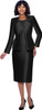 Terramina 7637 3Pc Skirt Suit - Black