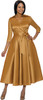 Terramina 7869 Wrap Dress - Gold