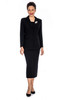 Giovanna 0655 Skirt Suit - Black
