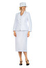 Giovanna G1121 Skirt Suit - White