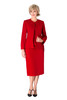 Giovanna S0721 3Pc Skirt Suit - Red