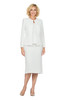 Giovanna S0721 3Pc Skirt Suit - Off White