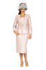 Giovanna G1194 3Pc Skirt Suit - Pale Pink