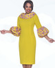 Nubiano Dresses DN12151 Dress-Yellow