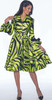 Nubiano Dresses DN1771 Dress - Lime