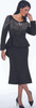 Stellar Looks SL961 2Pc Skirt Suit-Black