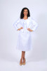 Diana 8619 2Pc Jacket and Dress Set - White