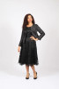 Diana 8768 2Pc Jacket and Dress Set - Black