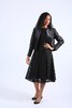 Diana 8629 2Pc Jacket and Dress Set - Black