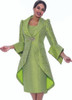 DQ2312 2Pc Jacket and Dress Suit 