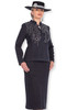 Elite Champagne 5966 2Pc Knit Suit -B