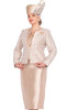 Champagne Italy 5903 3Pc Skirt Suit-B