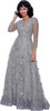 Annabelle 8778 Special Occasion Dress - Silver