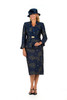 Giovanna G1172 3Pc Skirt Suit - Navy