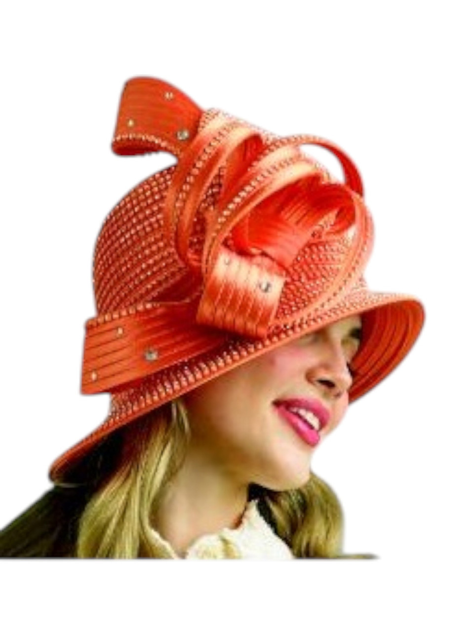 Lily and Taylor H388 Designer Women Special Occasion Small Brim Hat